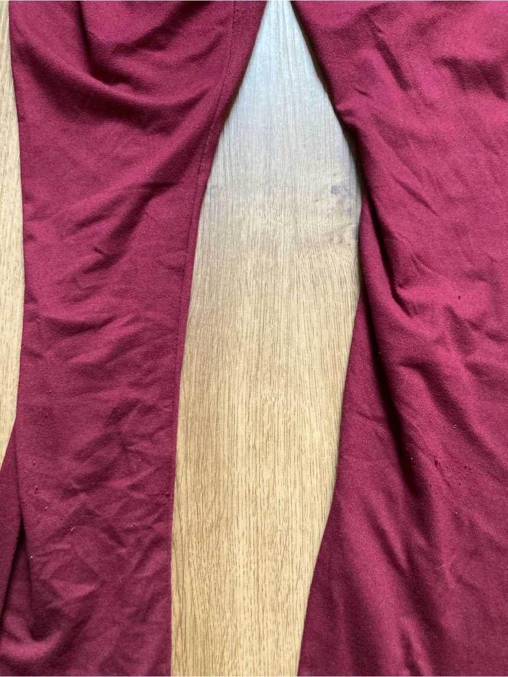 5/$15 Dark Red Fleece Lined Tights